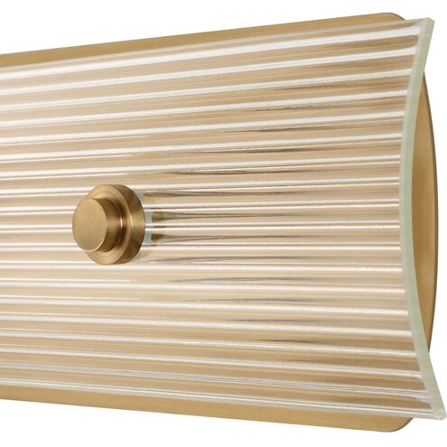 Elmhurst 2 Light 5 inch Warm Brass Vanity Sconce Wall Light