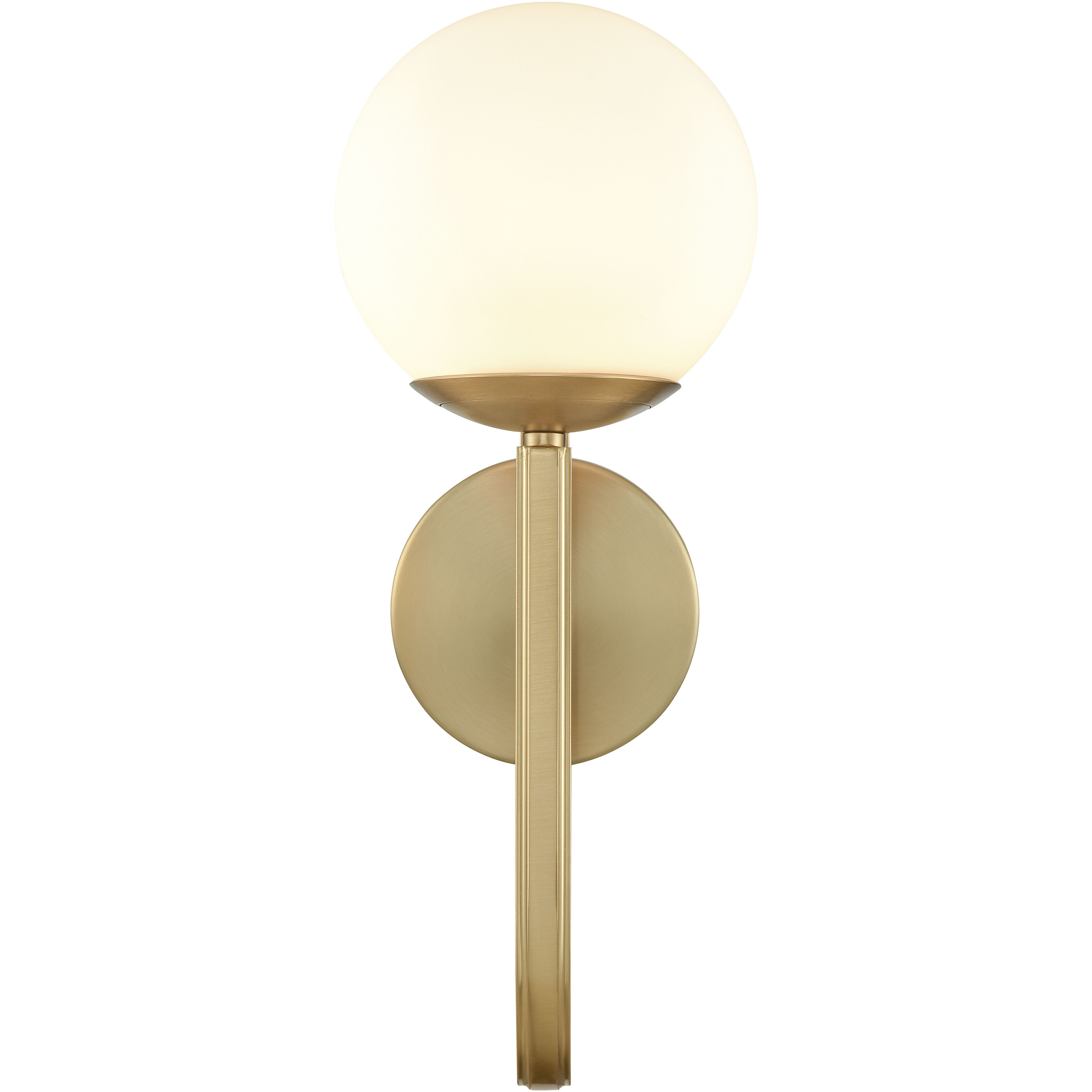Caroline 1 Light 9 inch Brushed Gold Vanity Light Wall Light