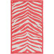 Leap Frog 114 X 90 inch Pink and Neutral Area Rug, Poly Acrylic