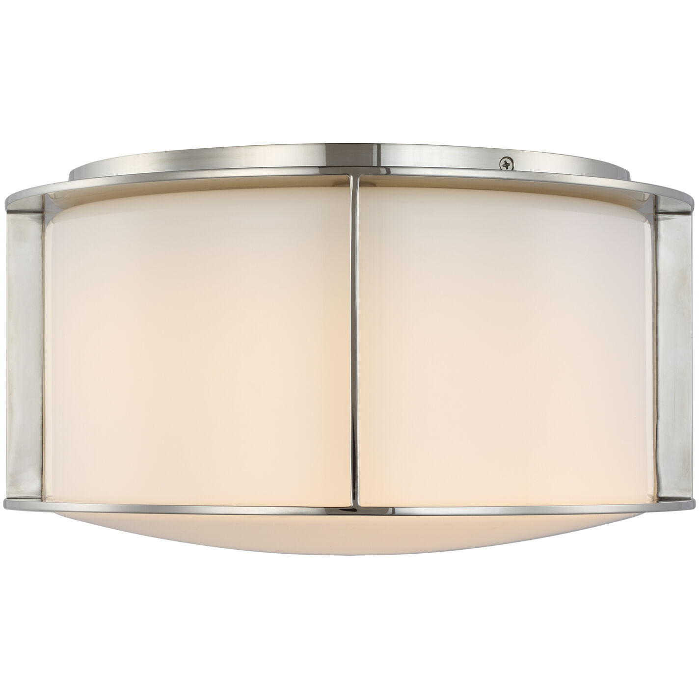 Barbara Barry Phinn LED 13 inch Polished Nickel Flush Mount Ceiling Light