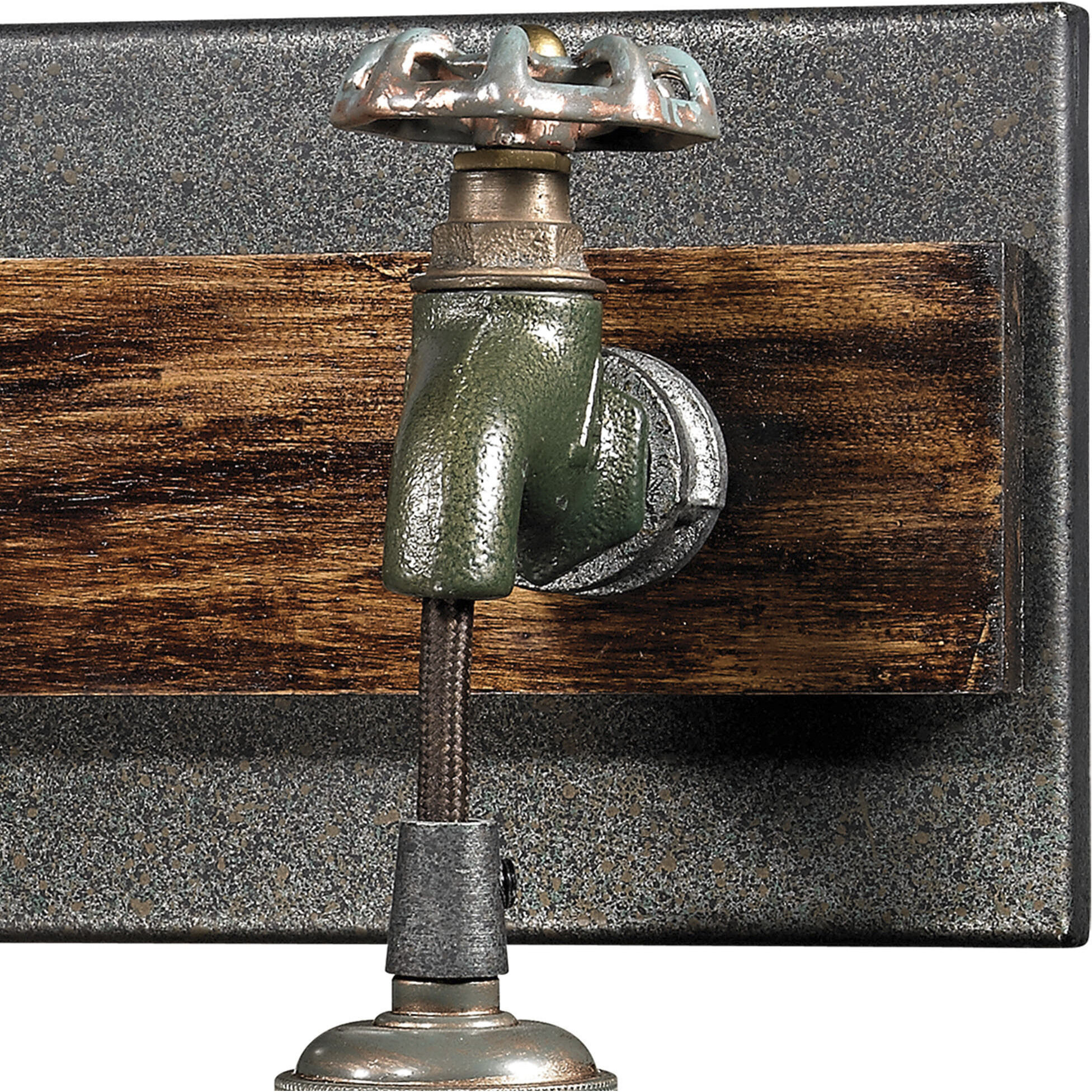 Jonas 3 Light 19 inch Multi Tone Weathered Vanity Light Wall Light
