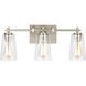 Sean Lavin Mercer 3 Light 21.5 inch Satin Nickel Vanity Light Wall Light