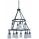 Dillon 12 Light 32 inch Milled Iron Pendant Ceiling Light