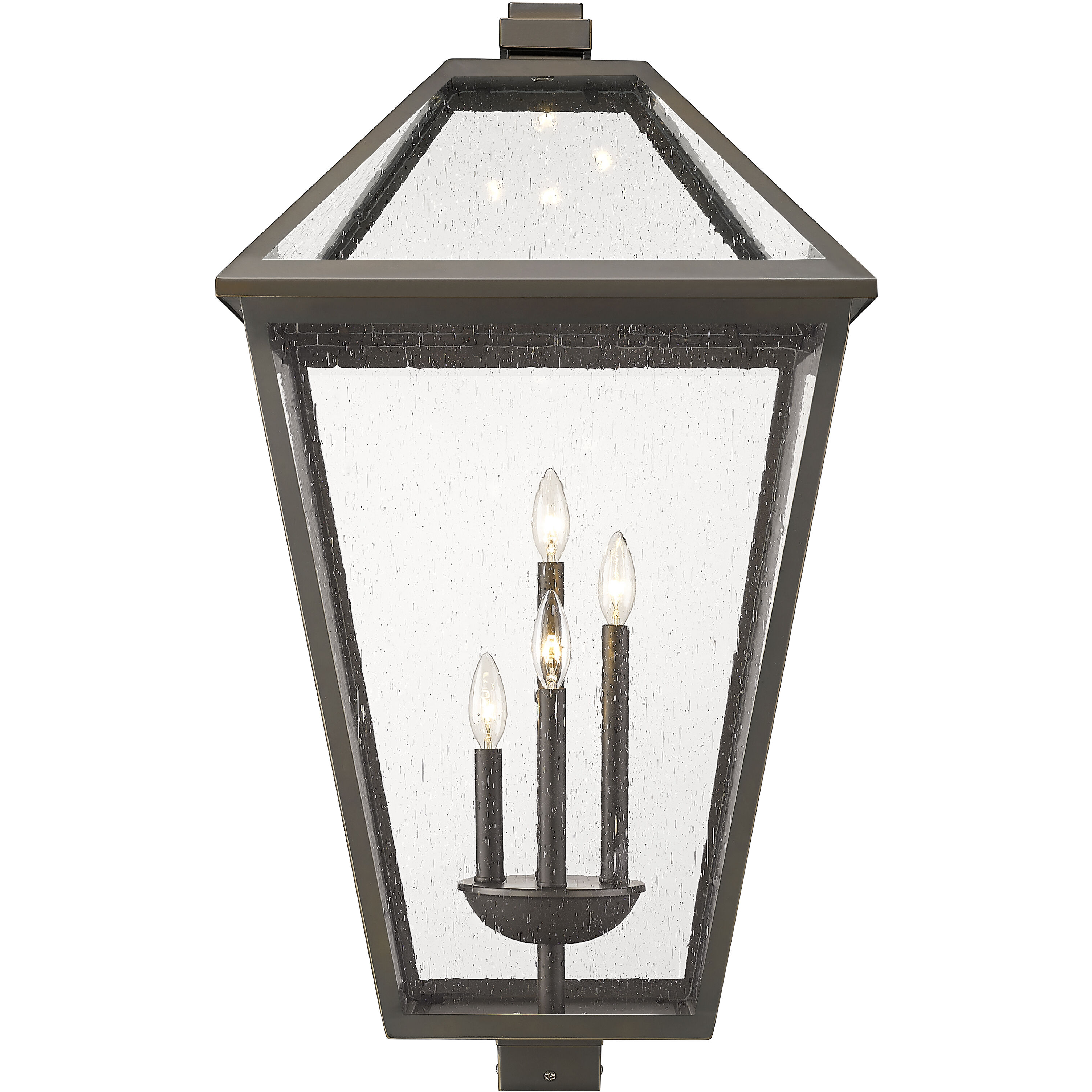 Talbot 4 Light 33.75 inch Oil Rubbed Bronze Outdoor Post Mount Fixture