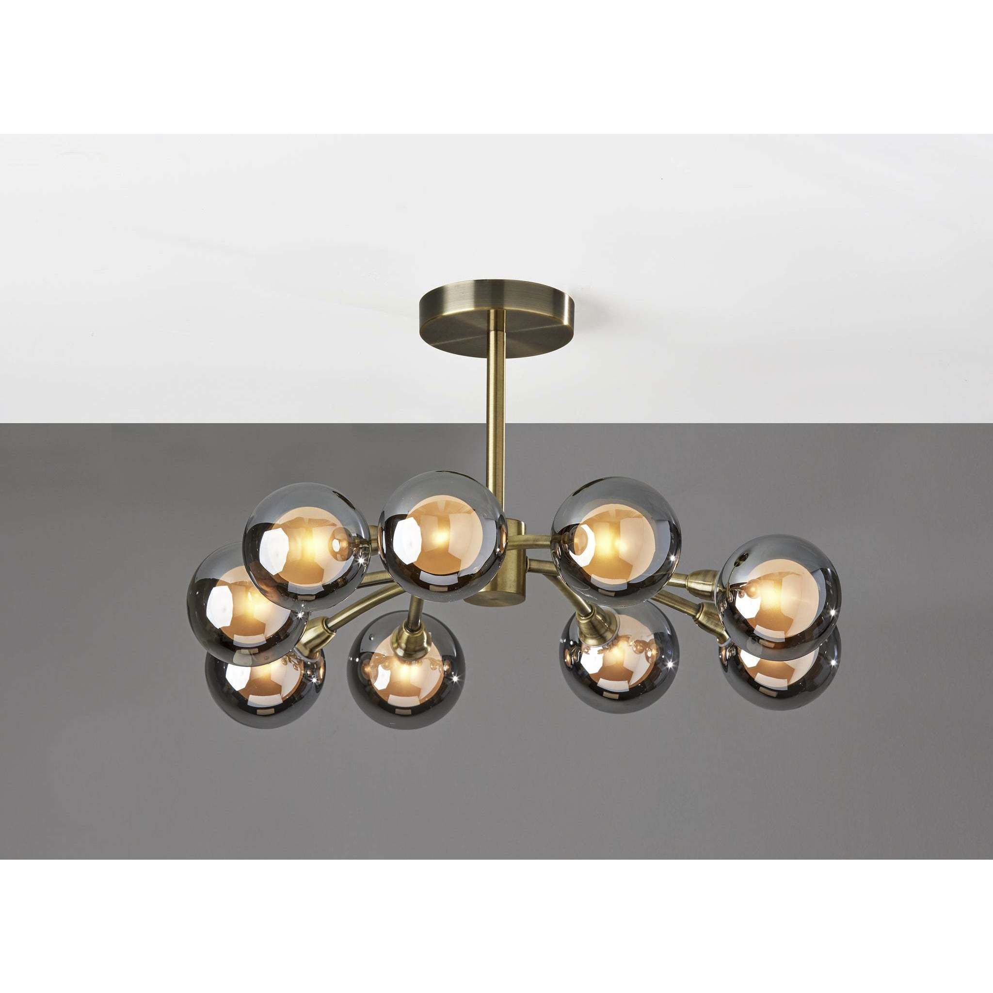 Starling LED 21 inch Antique Brass Flush Mount Ceiling Light
