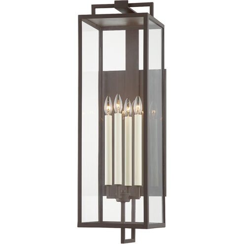Beckham 4 Light 10 inch Textured Bronze Wall Sconce Wall Light