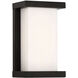 Case LED 9 inch Black Outdoor Wall Light, dweLED