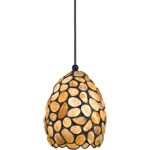 Signature 1 Light 7 inch Dark Bronze Pendant Set Ceiling Light