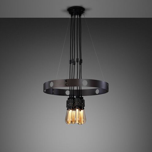 Hero LED 31.5 inch Graphite / Smoked Bronze Chandelier Ceiling Light