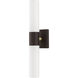 Aero 2 Light 5 inch Bronze with Antique Brass Accent ADA ADA Wall Sconce Wall Light