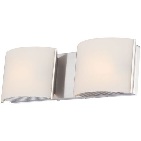 Pandora 2 Light 15.8 inch Chrome Vanity Light Wall Light in T3