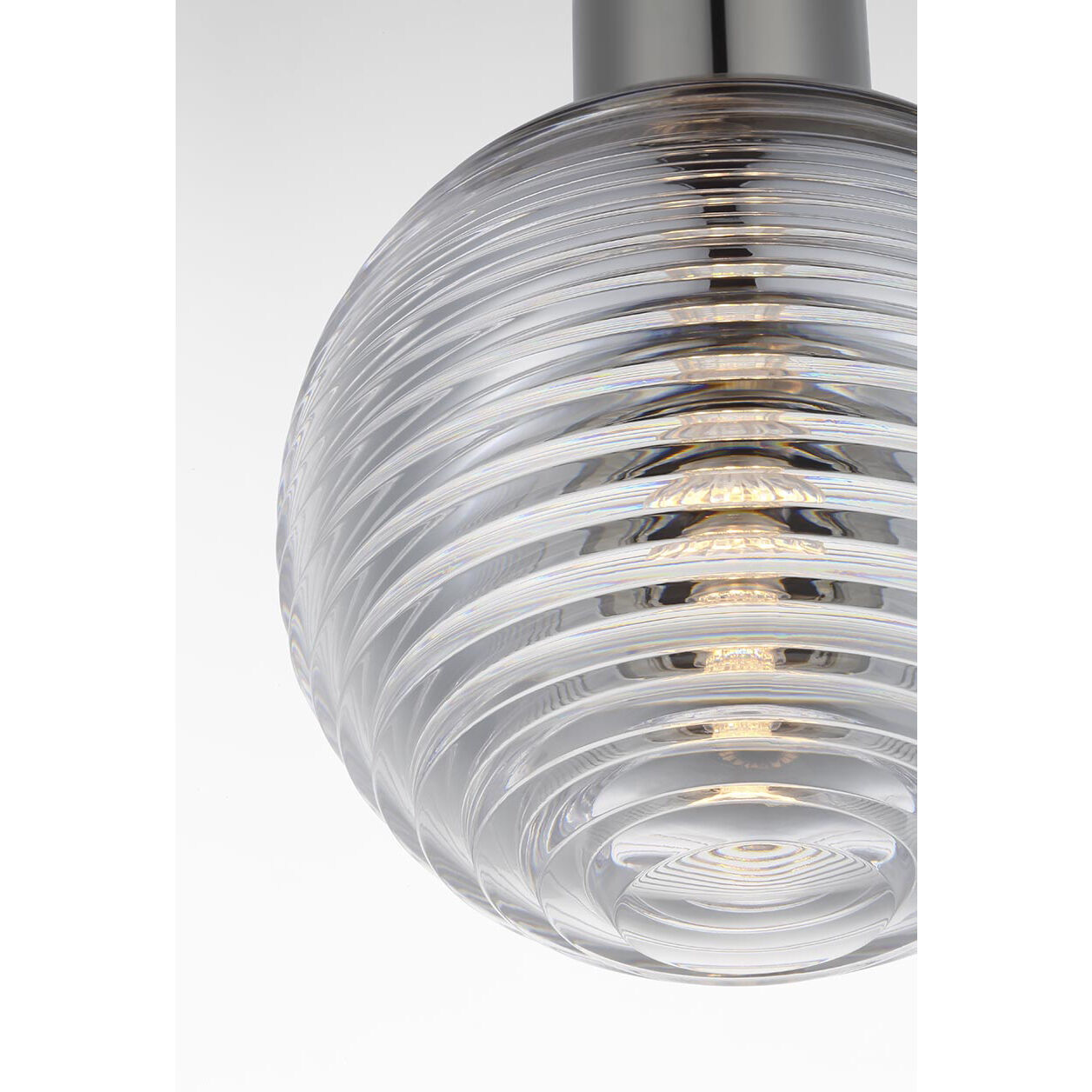 Waterford Circon LED 5 inch Polished Nickel Mini Pendant Ceiling Light