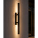 Mono 1 Light 26 inch Black Outdoor Wall Sconce