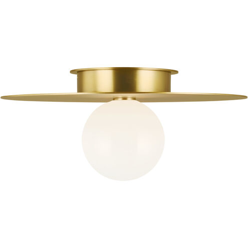 Kelly by Kelly Wearstler Nodes 1 Light 17.5 inch Burnished Brass Flush Mount Ceiling Light