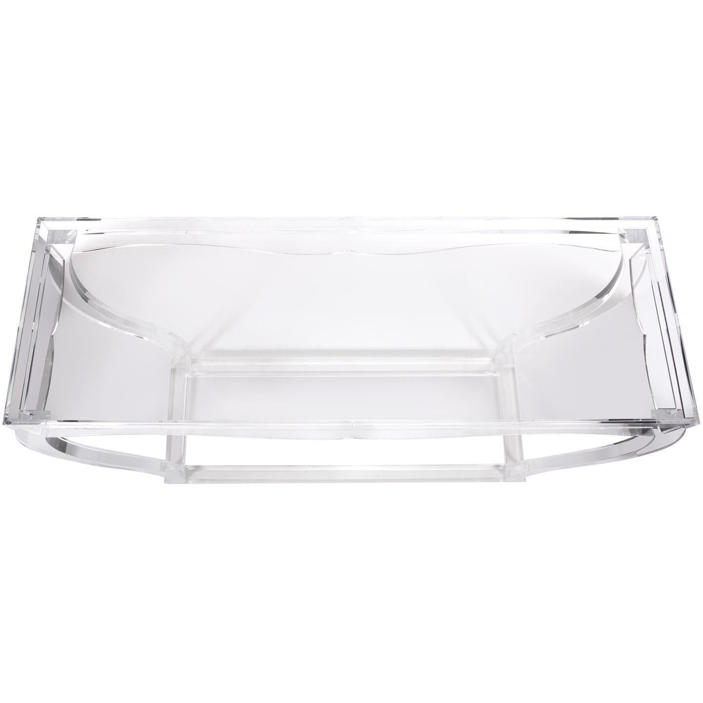 Olivia 48 inch Clear Console Table