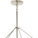 Eisley 8 Light 28.25 inch Polished Nickel Foyer Pendant Ceiling Light