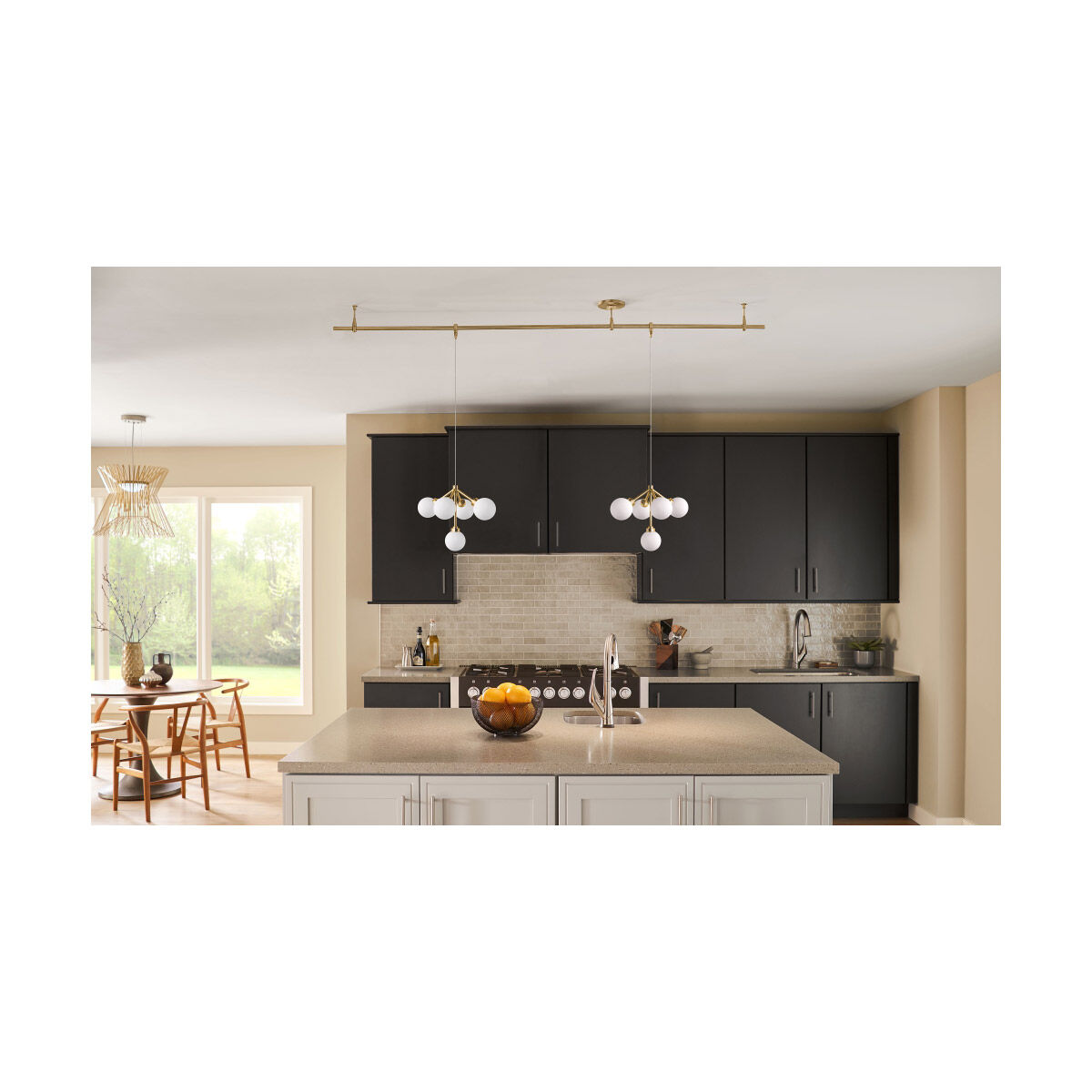 Sean Lavin Syrma LED 21.5 inch Matte Black Pendant Ceiling Light Integrated LED