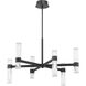 Ristretto LED 30 inch Matte Black Chandelier Ceiling Light