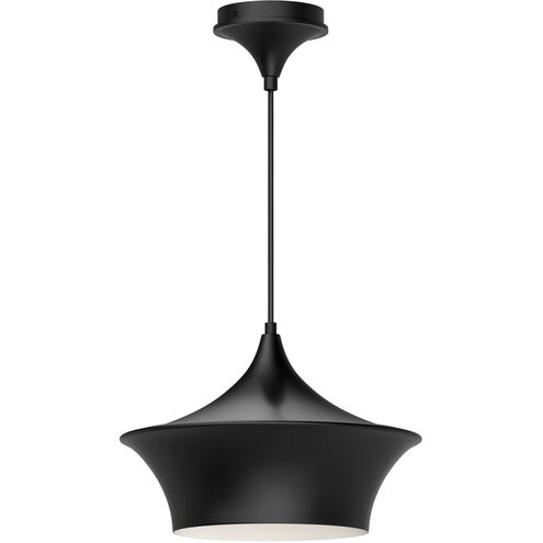 Alora Mood Emiko 1 Light 13 inch Matte Black Pendant Ceiling Light