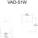 Vivaldi 1 Light 6 inch Matte Black Decorative Wall Sconce Wall Light