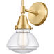 Caden 1 Light 7 inch Satin Gold Sconce Wall Light