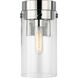 C&M by Chapman & Myers Garrett 1 Light 5.38 inch Polished Nickel Wall Sconce Wall Light