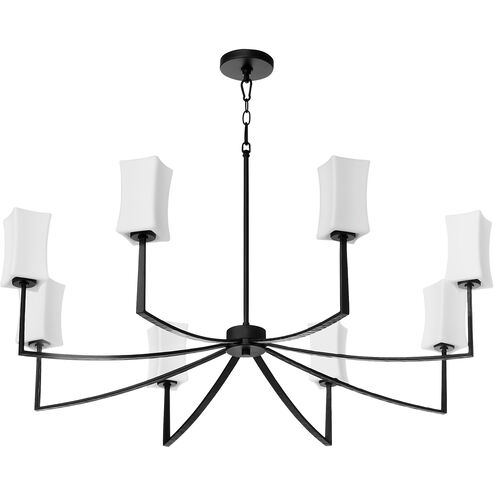 Ayala 8 Light 44 inch Matte Black Chandelier Ceiling Light