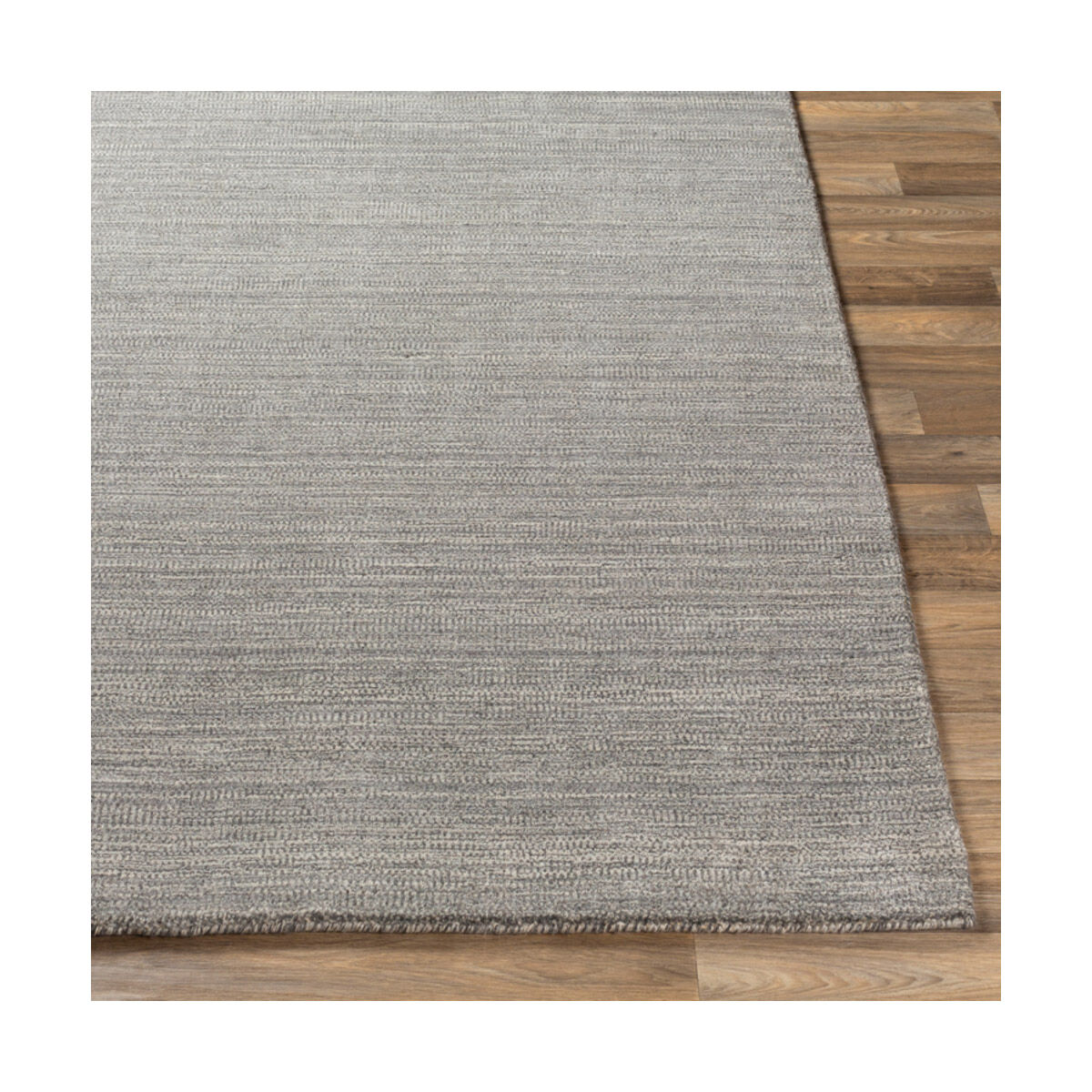 Costine 36 X 24 inch Charcoal/Medium Gray/Ivory Rugs, Rectangle