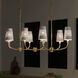 Adeena 8 Light 20.75 inch Brushed Natural Brass Chandelier Ceiling Light