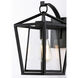 Artisan 1 Light 12.25 inch Black Outdoor Wall Mount