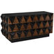 Nigel Hand Rubbed Black and Brown Chest