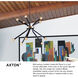 Axton LED 28 inch Lacquered Brass Chandelier Ceiling Light
