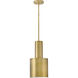 Casey 1 Light 9 inch Lacquered Brass Pendant Ceiling Light