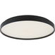 Tambourine LED 15 inch Black Flush Mount Ceiling Light