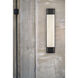 Facet Outdoor Wall Mount in Black
