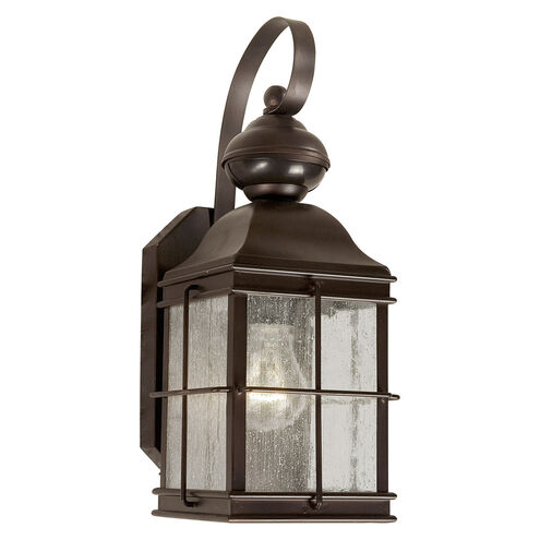 Signature 1 Light 13 inch Antique Bronze Motion Sensor Light