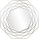 Alasia 43.5 X 43.5 inch Champagne Mirror