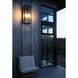 Kannon 2 Light 19 inch Black Outdoor Wall Sconce