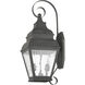 Exeter 2 Light 22 inch Charcoal Outdoor Wall Lantern