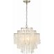 Brielle 4 Light 18 inch Antique Silver Chandelier Ceiling Light