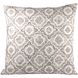 Tristian 20 X 5.5 inch Gray with Cream Accent Pillow