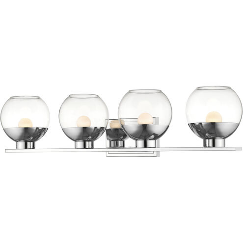 Osono LED 33.2 inch Chrome Vanity Wall Light