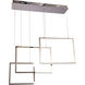 Canada LED 33 inch Chrome Linear Pendant Ceiling Light