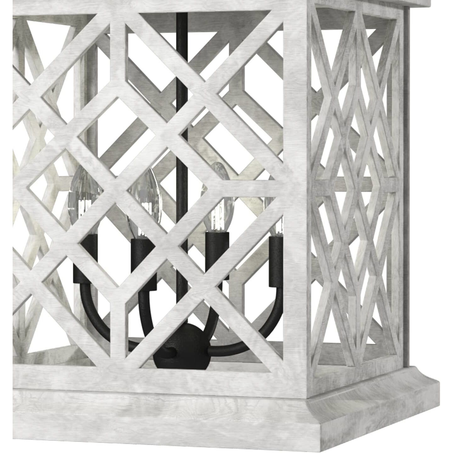 Chatham 4 Light 17.5 inch White Ceiling Lantern Ceiling Light