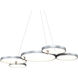 Capella 32 inch Silver Chandelier Ceiling Light