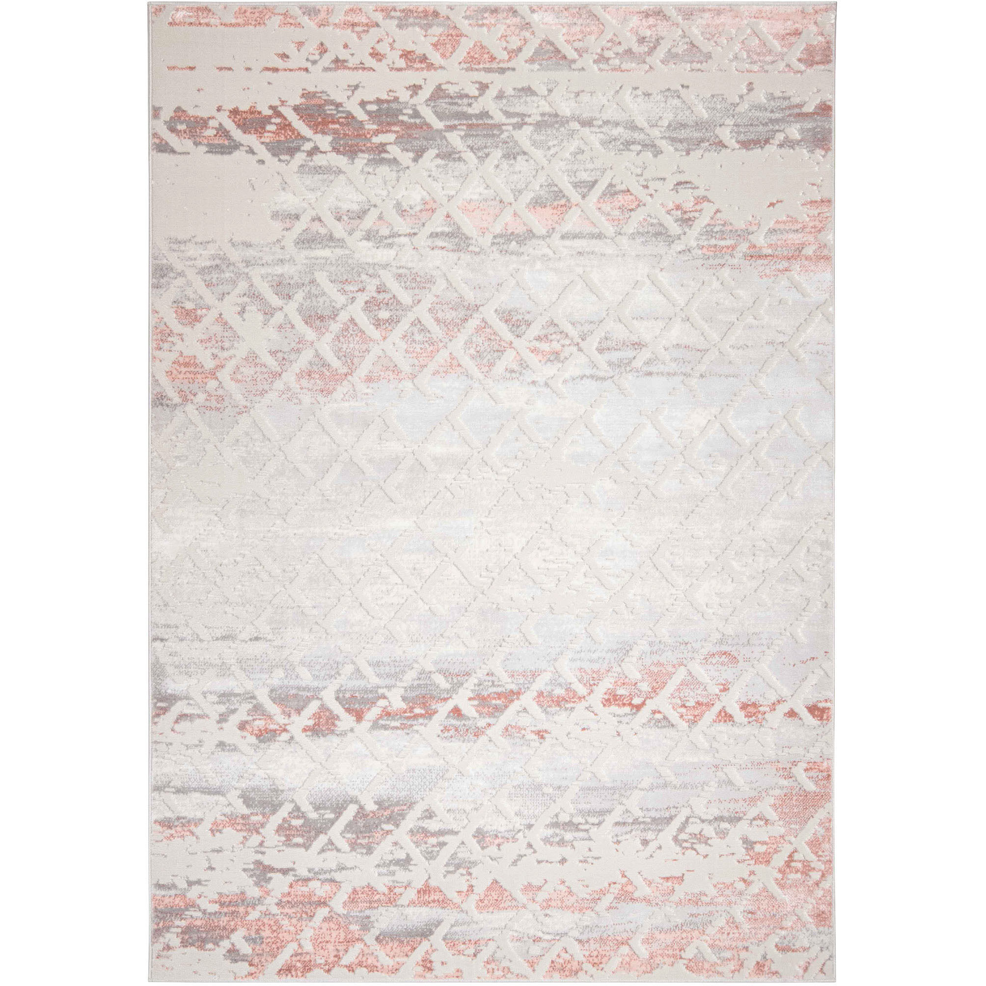 Betsi 114 X 79 inch Pink Rug in 6 x 9