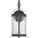 Preston 1 Light 14.13 inch Iron Oxide Outdoor Wall Lantern