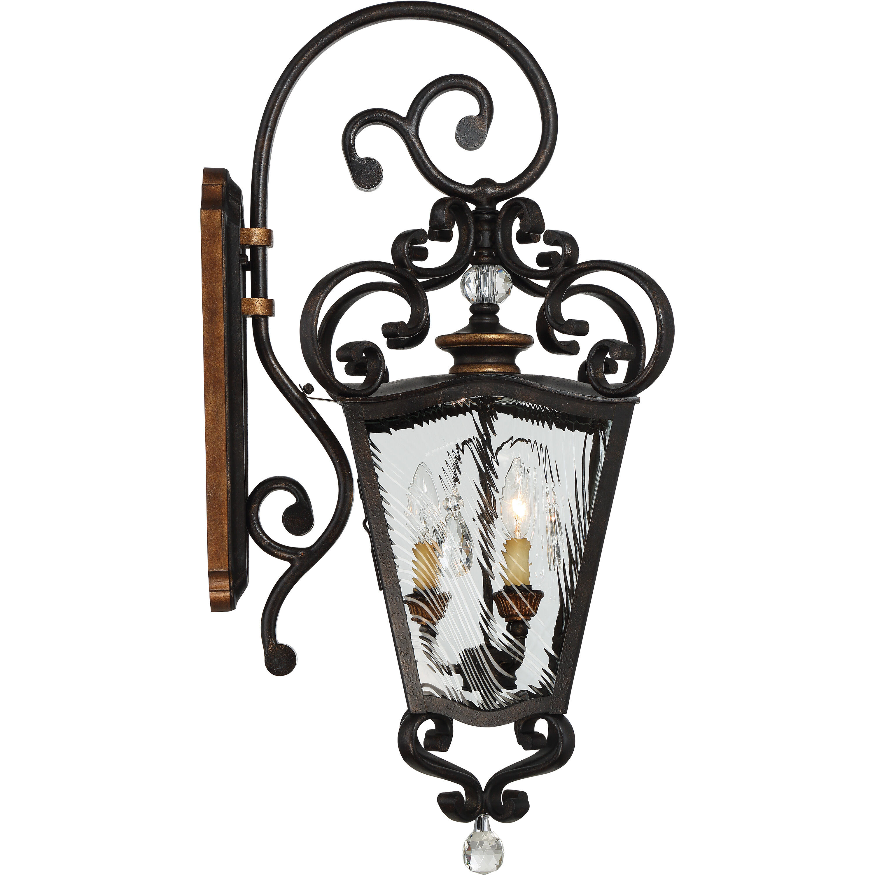Great Outdoors Brixton Ivey 3 Light 13.25 inch Terraza Village Aged Patina Outdoor Lantern in Terra Villa Aged Patina, The Great Outdoors