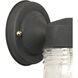 Puck 1 Light 7.75 inch Black Outdoor Sconce