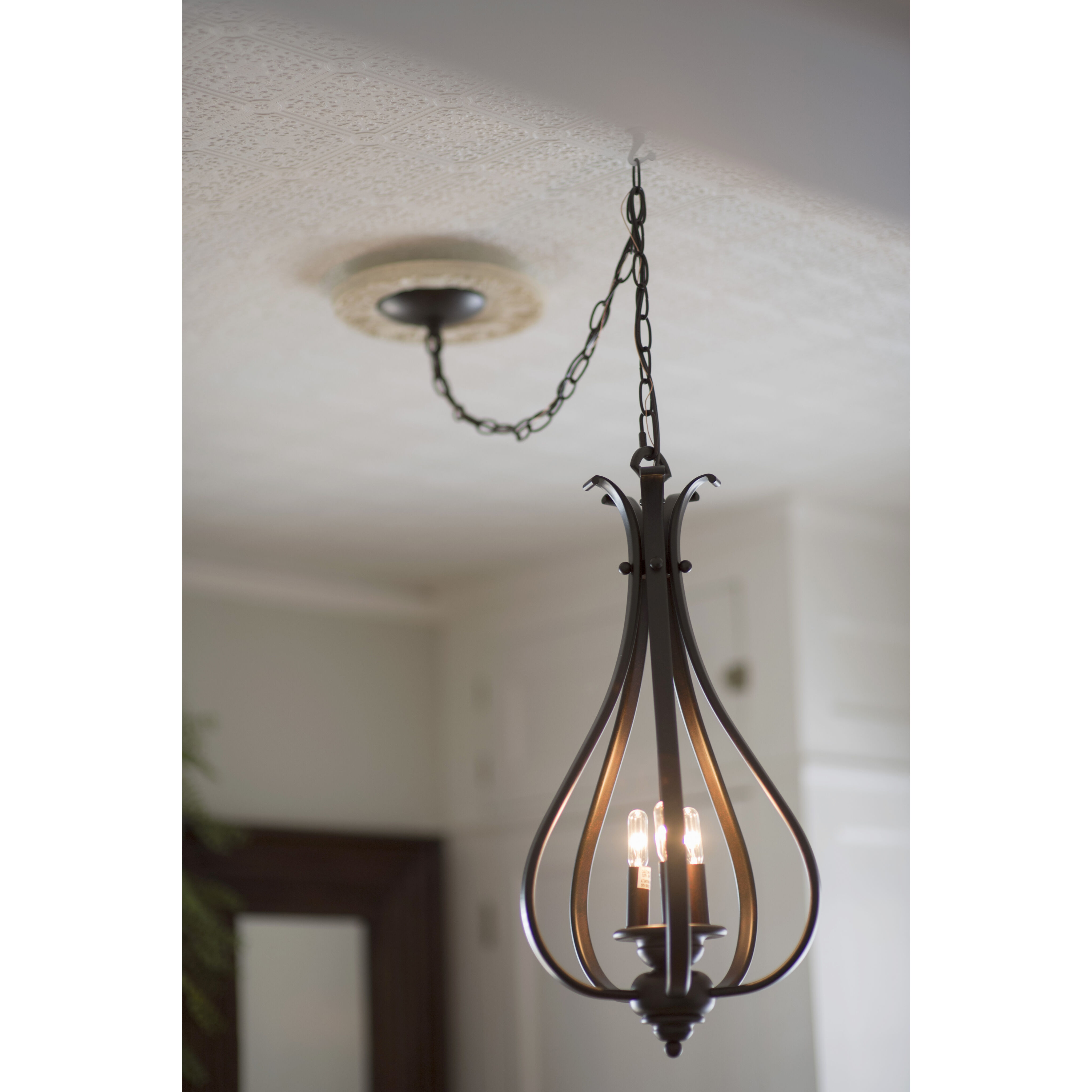 Monrovia LED 11.25 inch Royal Bronze Pendant Ceiling Light